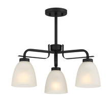 Minka-Lavery 4883-66A - Kaitlen - 3 Light Semi Flush/Chandelier