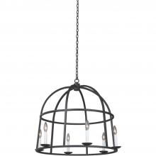 Kalco 506952BI - Wickenberg 6 Light Pendant