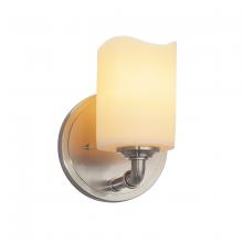 Justice Design Group CNDL-8461-14-CREM-NCKL - Bronx 1-Light Wall Sconce