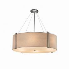  FAB-9514-CREM-NCKL - Reveal 36" Drum Pendant