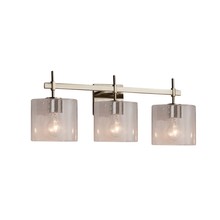 Justice Design Group FSN-8413-30-SEED-NCKL - Union 3-Light Bath Bar