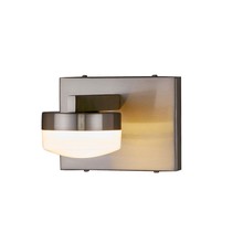 Justice Design Group FSN-8991-OPAL-NCKL - Puck 1-Light LED Wall Sconce