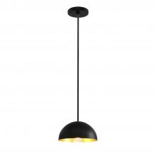 Justice Design Group NSH-9840-CBGD - Elias 9" 1-Light Dome Pendant