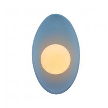 Justice Design Group CER-3045-SKBL - Oval Coupe Wall Sconce