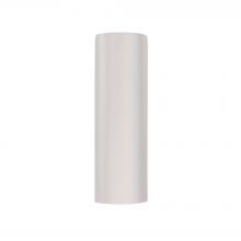 Justice Design Group CER-5400W-WHT-LED1-1000 - ADA LED Tube - Closed Top (Outdoor)