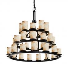 Justice Design Group ALR-8712-10-DBRZ-LED36-25200 - Dakota 36-Light 3-Tier Ring LED Chandelier