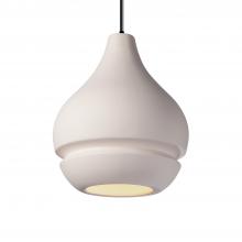 Justice Design Group CER-6400-BIS-MBLK-BKCD - Arabesque 1-Light Pendant