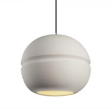 Justice Design Group CER-6415-BIS-CROM-BKCD - Large Sphere 1-Light Pendant