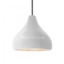 Justice Design Group CER-6563-BIS-NCKL-RIGID-LED1-700 - Medium Droplet LED Pendant