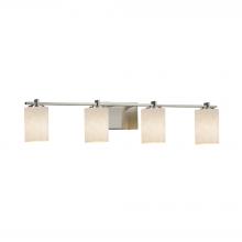 Justice Design Group CLD-8444-10-NCKL - Era 4-Light Bath Bar