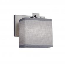 Justice Design Group FAB-8447-55-GRAY-NCKL-LED1-700 - Era ADA 1-Light LED Wall Sconce