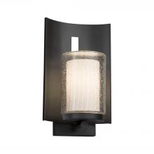 Justice Design Group FSN-7591W-10-RBON-MBLK - Embark 1-Light Outdoor Wall Sconce