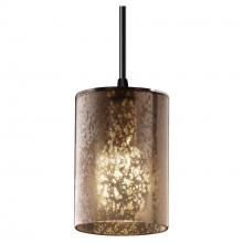 Justice Design Group FSN-8815-10-MROR-MBLK - Mini 1-Light Pendant