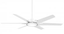 Minka-Aire F866L-WHF - 65" CEILING FAN W/CCT LED FOR OUTDOOR