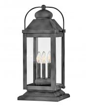 Hinkley 1857DZ - Hinkley Lighting Anchorage Series 1857DZ Exterior Column-Mount (Line-Voltage or Low-Voltage LED)