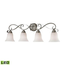 ELK Home 1004BB/20-LED - Thomas - Brighton 33&#39;&#39; Wide 4-Light Vanity Light - Brushed Nickel